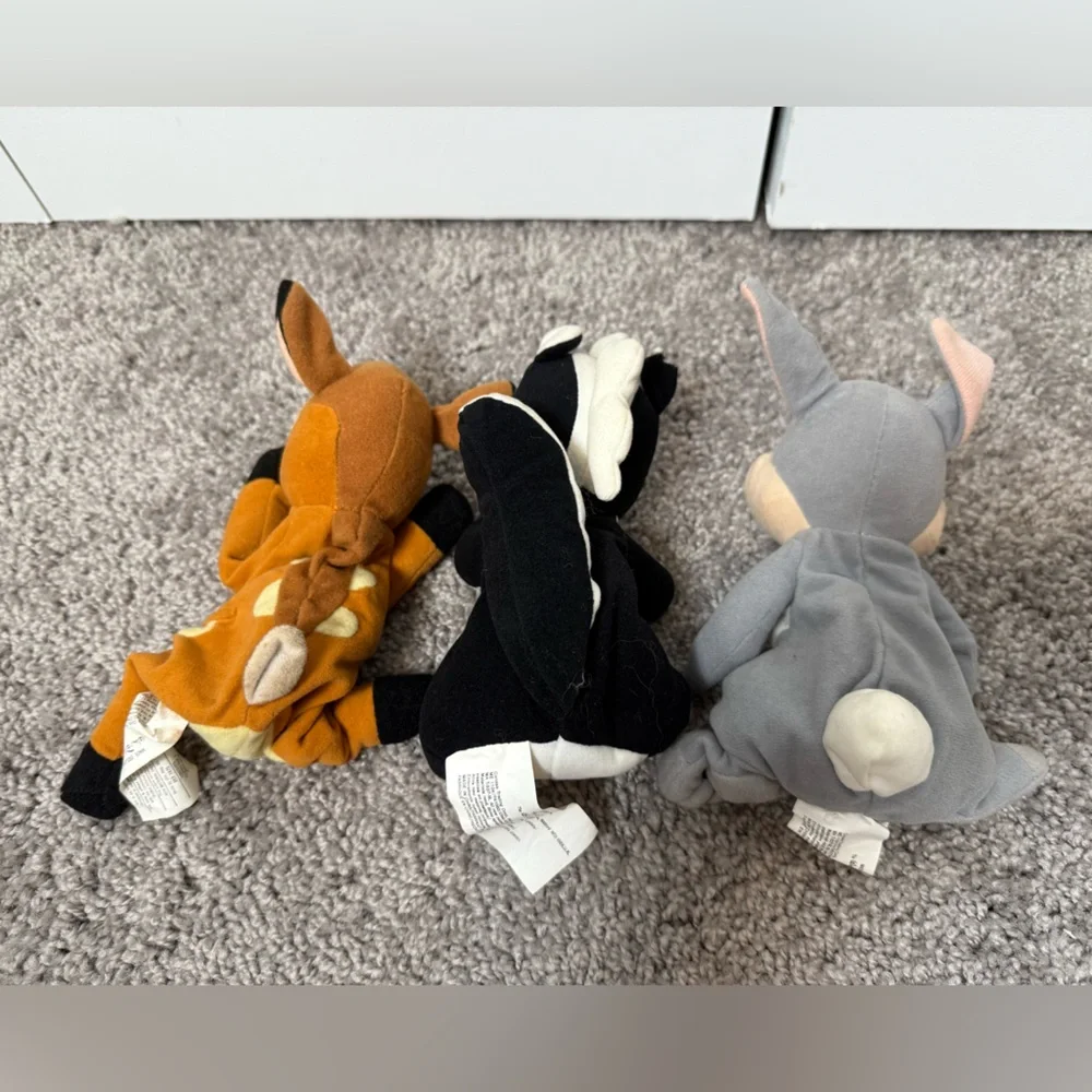 Bambi & Friends Vinatge Disney Beanie Plushies - Picture 2 of 6